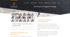 Desktop Screenshot of harbourlitigationfunding.com